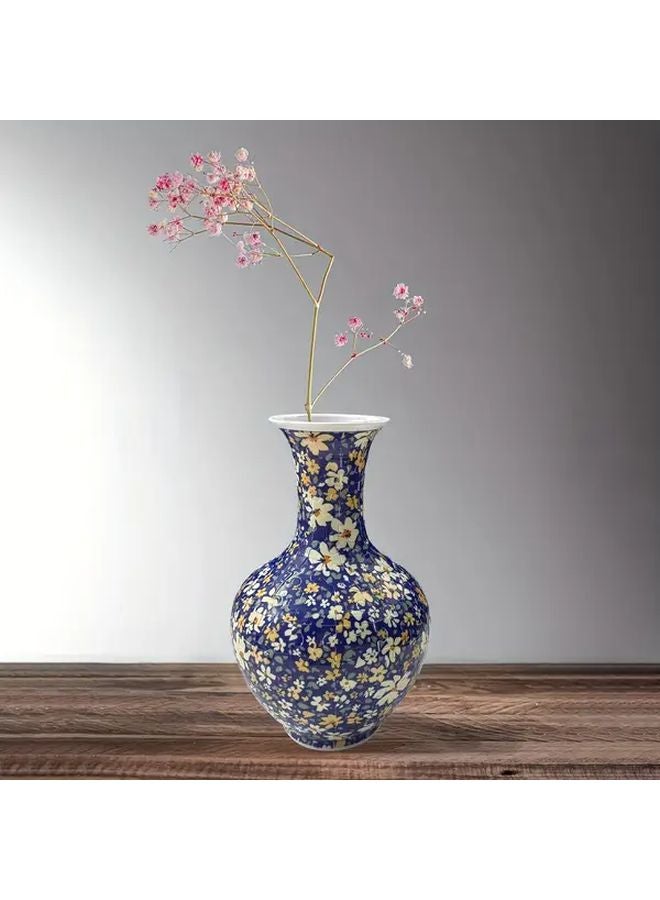 SH1696 Floral 3D Puzzle Vase 164 Pcs Curved Plastic Home Office Decor Gift - Image 5